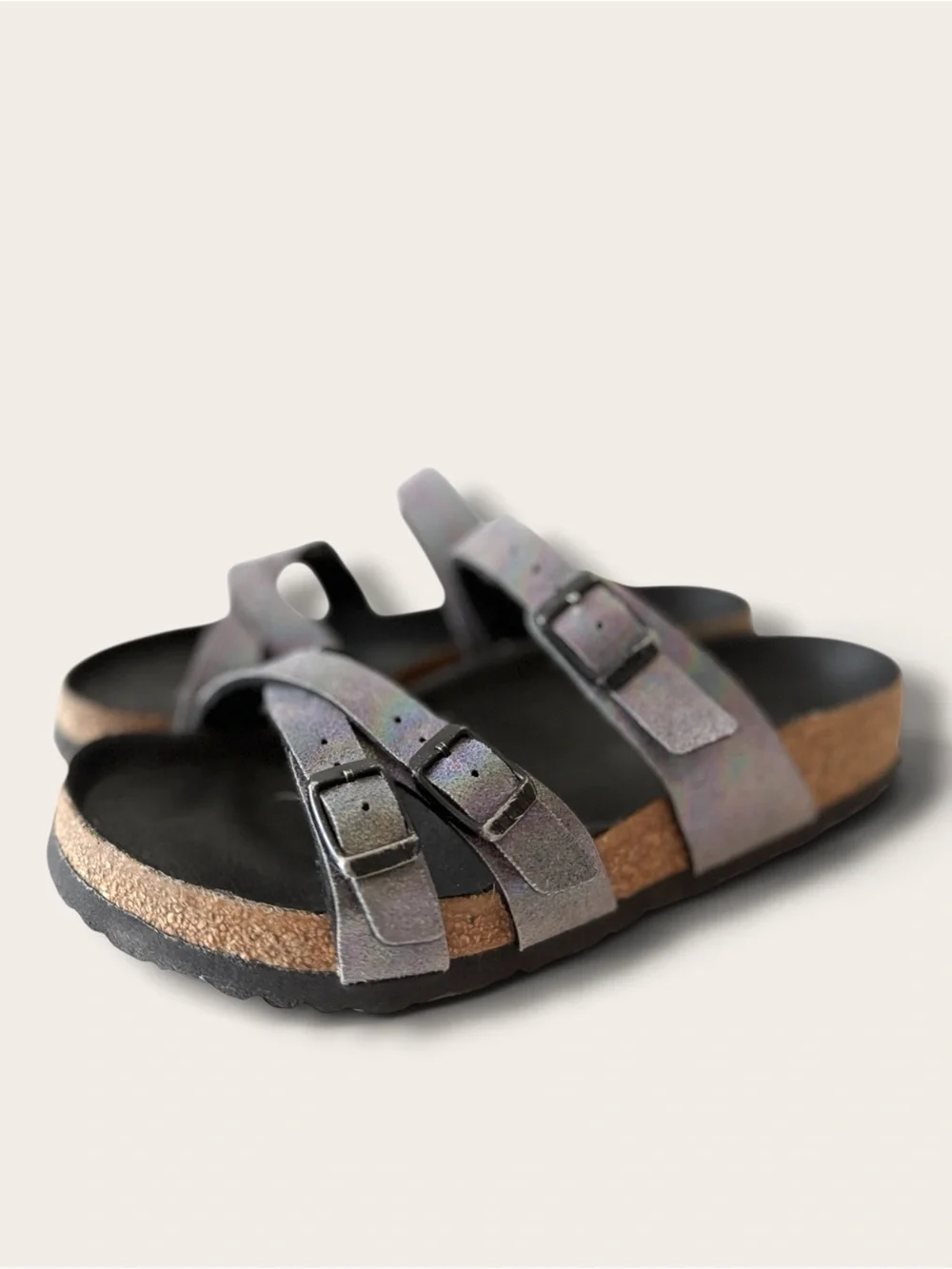 Birkenstock Women's Double Buckle Iridescent Sandals - Multi